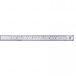 Linex Ruler Stainless Steel Imperial and Metric with Conversion Table 300mm Silver Ref LXESL30 307360