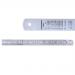 Linex Ruler Stainless Steel Imperial and Metric with Conversion Table 300mm Silver Ref LXESL30 307360