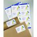 Avery Parcel Labels Laser Jam-free 4 per Sheet 139x99.1mm Opaque White Ref L7169-100 [400 Labels] 307553