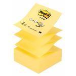 Post-it Z Notes 76x 76mm Canary Yellow Ref R330 [Pack 12] 308120