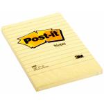 Post-it Notes Large Feint Ruled Pad of 100 Sheets 102x152mm Yellow Ref 660 [Pack 6] 308160