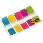 Post-it Index Small Portable Pack W12.5xH43mm Bright Colours Ref 683-5Cb [Pack 100] 308434