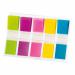 Post-it Index Small Portable Pack W12.5xH43mm Bright Colours Ref 683-5Cb [Pack 100] 308434