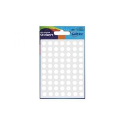 Cheap Stationery Supply of Avery Packets of Labels Round Diam.8mm White 32-001 10x630 Labels Office Statationery