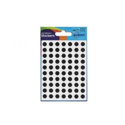 Cheap Stationery Supply of Avery Packets of Labels Round Diam.8mm Black 32-275 10x560 Labels Office Statationery