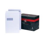 Plus Fabric Envelopes PEFC Pocket Self Seal Window 120gsm C4 324x229mm White Ref H27070 [Pack 250] 309850