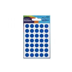 Cheap Stationery Supply of Avery Packets of Labels Round Diam.13mm Blue 32-308 10x245 Labels Office Statationery