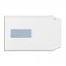 Plus Fabric Envelopes PEFC Pocket Self Seal Window 120gsm C5 229x162mm White Ref C26870 [Pack 500] 309943