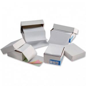 Office Listing Paper 2-Part Carbonless 11inchx368mm Plain White 1000