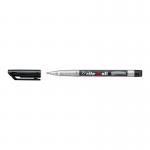 Stabilo Write-4-all Permanent Marker Pen Waterproof 0.7mm Line Black Ref 156-46 [Pack 10] 310280