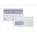 Plus Fabric Envelopes PEFC Wallet Self Seal Window 120gsm DL 220x110mm White Ref C23370 [Pack 250] 310400