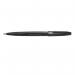 Pentel Sign Pen S520 Fibre Tipped 2.0mm Tip 1.0mm Line Black Ref S520-A [Pack of 12] 312510