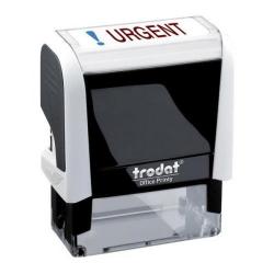 Cheap Stationery Supply of Trodat Printy 4912 (46mm x 18mm) Self-Inking Word Stamp (Red/Blue) Urgent 77242 Office Statationery
