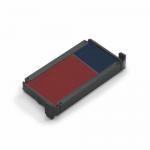 Trodat Office Printy Replacement Ink Pad 6/4912/2 Red/Blue Ref 83541 [Pack 2] 312660