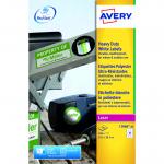 Avery Heavy Duty Labels Laser 21 per Sheet 63.5x38.1mm White Ref L7060-20 [420 Labels] 317695
