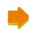 Post-it Arrow Shaped Notes Pad of 225 Sheets Neon Orange and Green Ref 2007A 318445