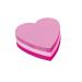 Post-it Heart Shaped Notes Pad of 225 Sheets Pink Tones Ref 2007H 318456