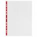 Rexel Nyrex Pocket Reinforced Red Strip Side-opening 85 Micron A4 Clear Ref 12253 [Pack of 25] 320270