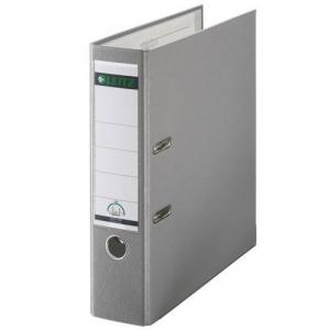 Leitz Lever Arch File Plastic 80mm Spine A4 Grey Ref 10101085 Pack 10