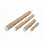 Post Tube 50mm dia Cardboard with Fitted End Caps A4/A3 330x1.5mm [Pack 25] 321142