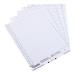 Rexel Crystalfile Classic Card Inserts for Lateral Suspension File Tabs White Ref 78370 [Pack 57] 321511