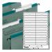 Rexel Crystalfile Classic Linking Suspension File Card Tab Inserts Extra-deep White Ref 78290 [Pack 52] 321521