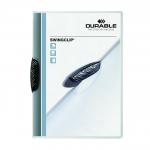 Durable Swingclip Folder Polypropylene Capacity 30 Sheets A4 Black Ref 2260/01 [Pack 25] 322500