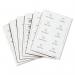 Durable Inserts for Duraprint Badgemaker Card 150gsm 40x75mm Ref 145302 [Pack 240] 322594