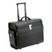 Alassio Mondo Trolley Pilot Case Laptop Compartment 2 Combination Locks Leather-look Black Ref 45033 323060