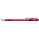 Paper Mate Flexgrip Retractable Ultra Ball Pen Medium 1.0mm Tip 0.7mm Line Red Ref S0190413 [Pack 12] 323089