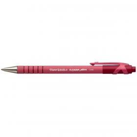 Paper Mate Flexgrip Retractable Ultra Ball Pen Medium 1.0mm Tip 0.7mm Line Red Ref S0190413 Pack of 12 323089