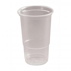 Pint Tumbler CE Marked Polypropylene 19.2oz 568ml Clear Ref 30011 Pack of 50 323603