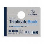 Challenge Triplicate Book Carbonless Ruled 100 Sets 105x130mm Ref 100080471 [Pack 5] 324365