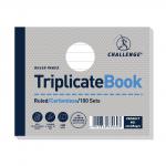 Challenge Triplicate Book Carbonless Ruled 100 Sets 105x130mm Ref 100080471 [Pack 5] 324365