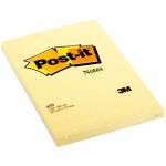 Post-it Notes Large Plain Pad of 100 Sheets 102x152mm Canary Yellow Ref 659 [Pack 6] 32484X