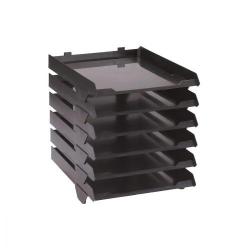 Cheap Stationery Supply of Avery Paperstack Letter Tray Self-stacking A4 W250xD320xH300mm Black 5336BLK Pack of 6 326026 Office Statationery