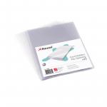 Rexel Clear Card Holder Nyrex Open on Short Edge A4 Ref 12081 [Pack 25] 326246
