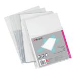 Rexel Nyrex Extra Capacity Pocket Punched PVC Half Size Top-opening 170 Micron A4 Ref 13680 [Pack 5] 326288
