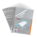 Rexel Nyrex Premium Presentation Pocket Top and Side-opening 90 Micron A4 Glass Clear Ref 13682 [Pack 25] 326309