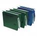 Rexel Crystalfile Extra Lateral File Polypropylene 15mm V-base A4 Green Ref 70637 [Pack 25] 326558