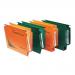 Rexel Crystalfile Classic Linking Lateral File Manilla 50mm Wide-base Foolscap Green Ref 70672 [Pack 25] 326783