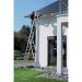 Combi Ladder 3 Section Capacity 150kg Rungs 2x9 and 1x8 for H6.7m 21.7kg Aluminium