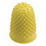 Quality Thimblette Rubber for Note-counting Page-turning Size 2 Large Yellow Ref 265494 [Pack 10] 330233