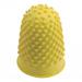 Quality Thimblette Rubber for Note-counting Page-turning Size 2 Large Yellow Ref 265494 [Pack 10] 330233