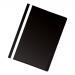 5 Star Office Project Flat File Lightweight Polypropylene with Indexing Strip A4 Black [Pack 5]