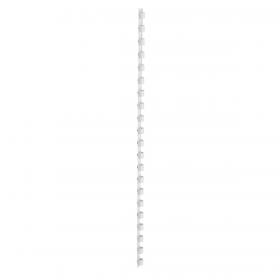 5 Star Plastic Combs A4 6mm White Pk100