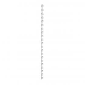 5 Star Office Binding Combs Plastic 21 Ring 45 Sheets A4 8mm White Pack of 100 330690