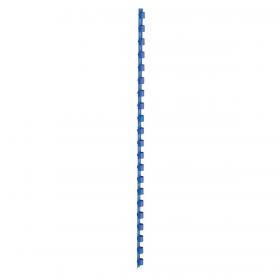 5 Star Office Binding Combs Plastic 21 Ring 45 Sheets A4 8mm Blue Pack of 100 330712
