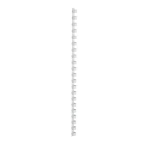 Office Binding Combs Plastic 21 Ring 95 Sheets A4 12Mm White Pack 100