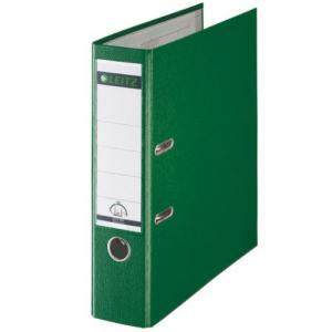 Leitz FSC Lever Arch File Plastic 80mm Spine A4 Green Ref 10101055